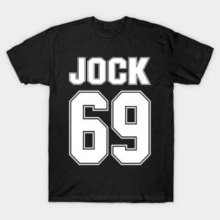 JOCK 69 - Generic Sports Guy Football Basketball Baseball Soccer Tennis Golf Etc T-Shirt